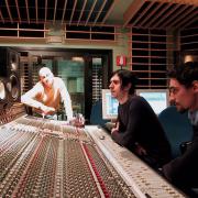 Fefo Forconi, Marco Trentacoste and Marco Cocci @ Logic Studios Milano - Malfunk “Dentro” Mixing Sessions 2003
